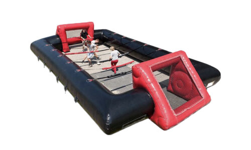 Baby-foot humain gonflable