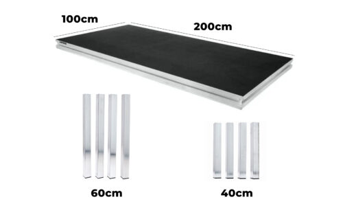 Praticable 2m x 1m (pieds 40cm ou 60cm)